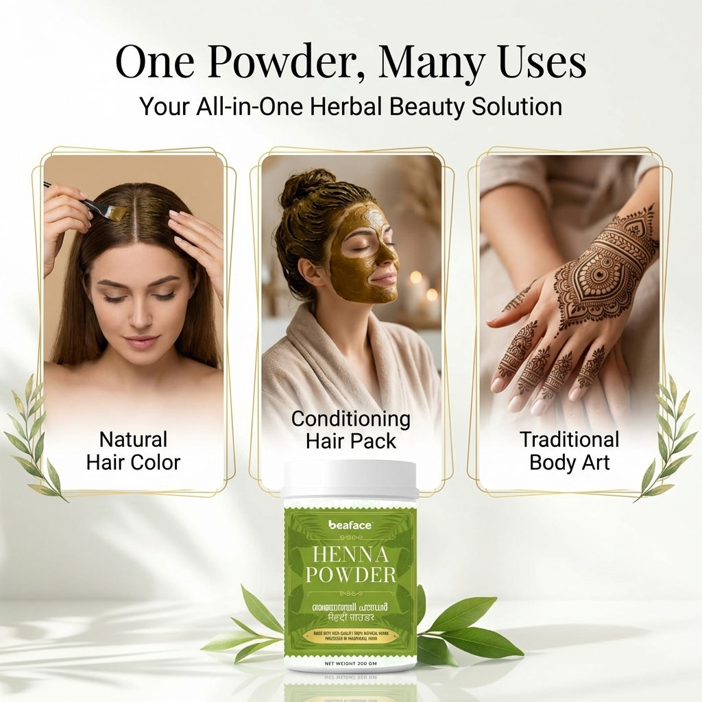 Henna Powder – organic Herbal Hair Color & Conditioner
