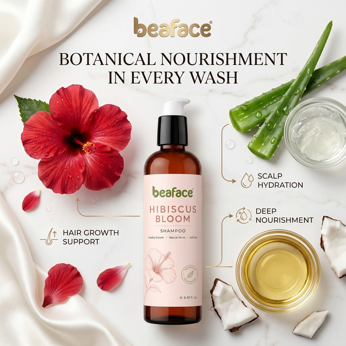 Hibiscus Herbal Shampoo 200ml