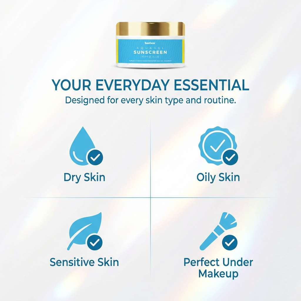 Korean Sunscreen Clear Gel SPF 50+++ UVB & UVA 50g