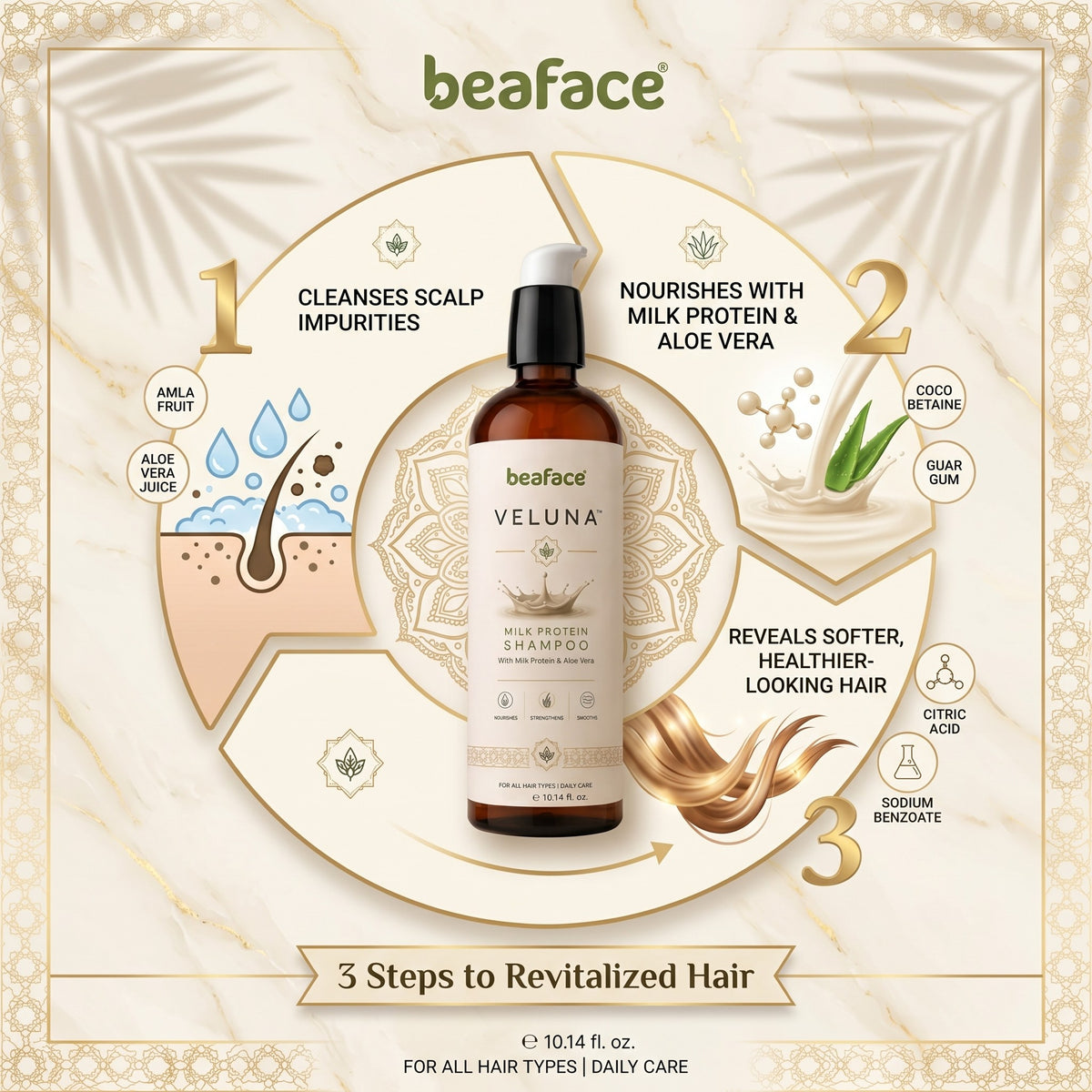 Milk-herbal-shampoo-vitamins-minerals-scalp-condition-milk-protein-help-volumize-hair(200ml)