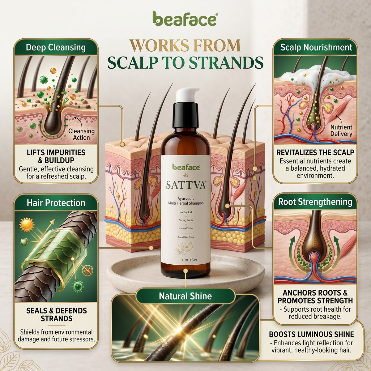 Multi Herbal Shampoo 200ml