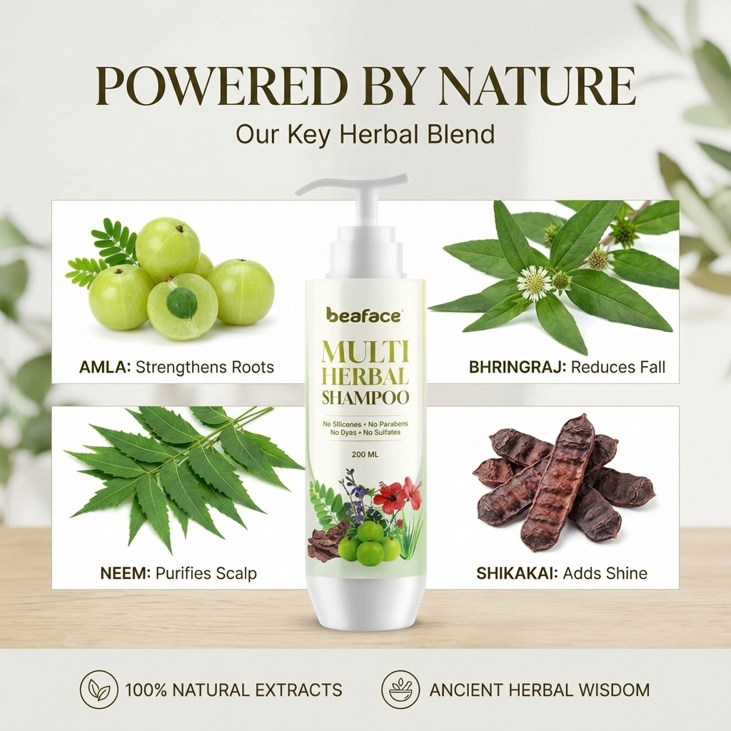 Multi Herbal Shampoo 200ml