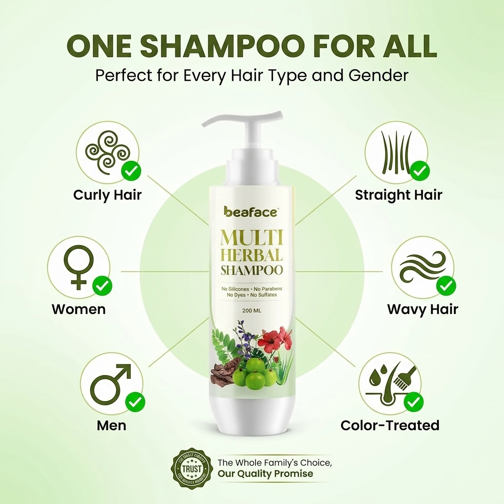 Multi Herbal Shampoo 200ml