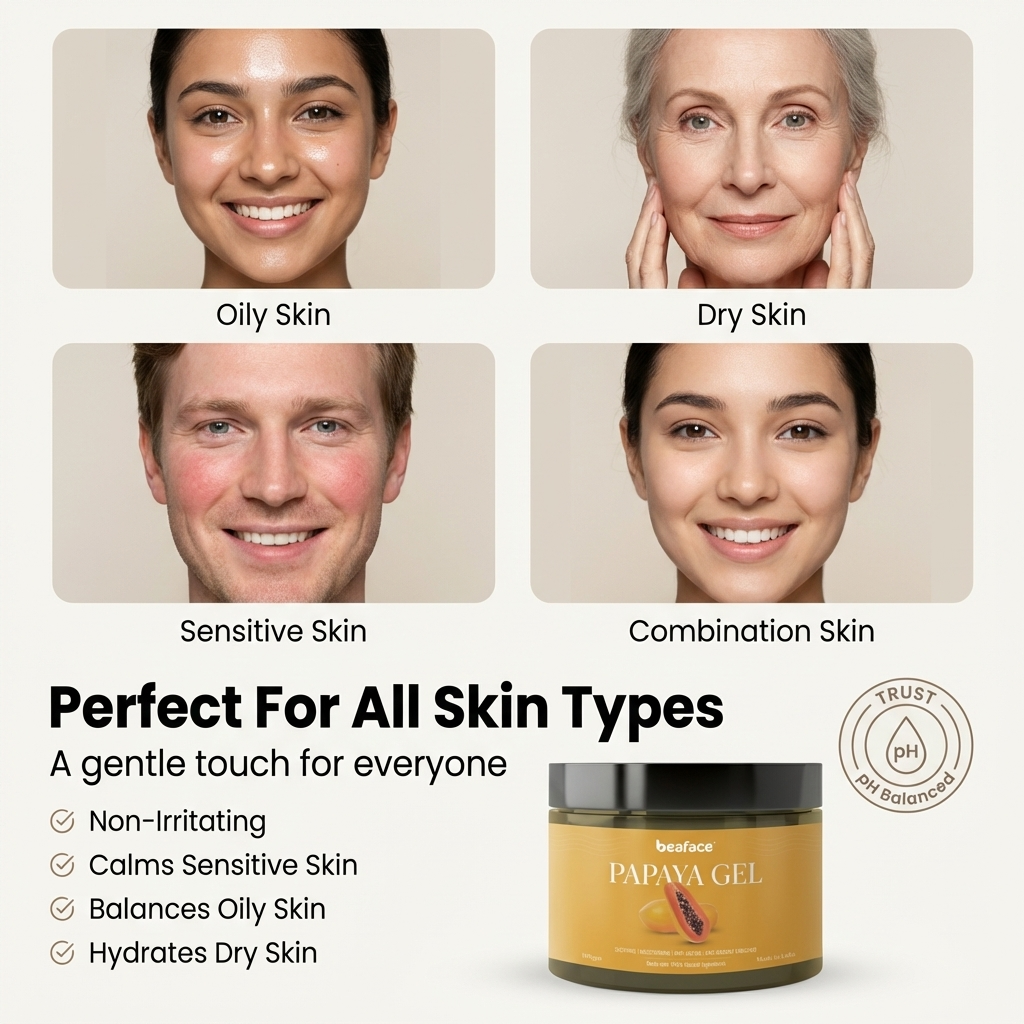 Papaya-gel-acne-scar-antiaging-dark-spot-moisturizing-soothing