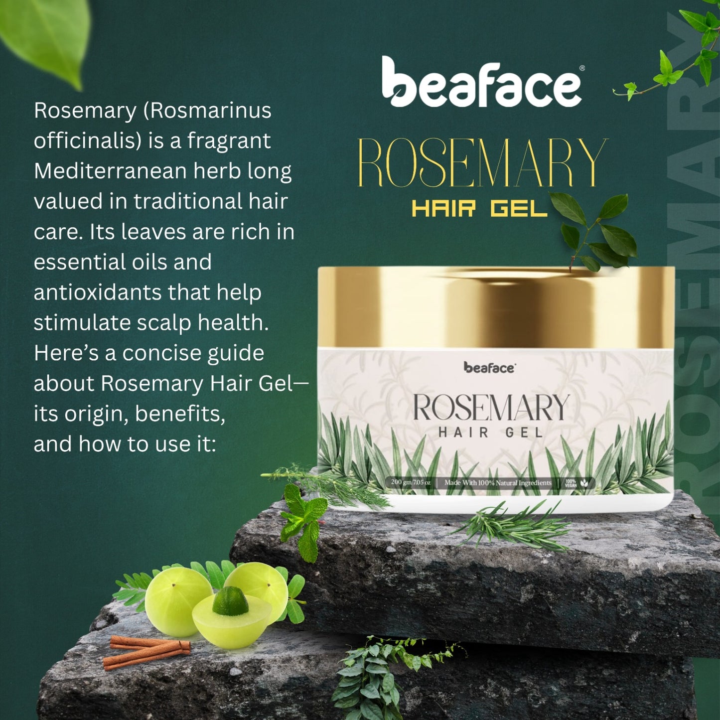 Rosemary Hair Gel 200gm