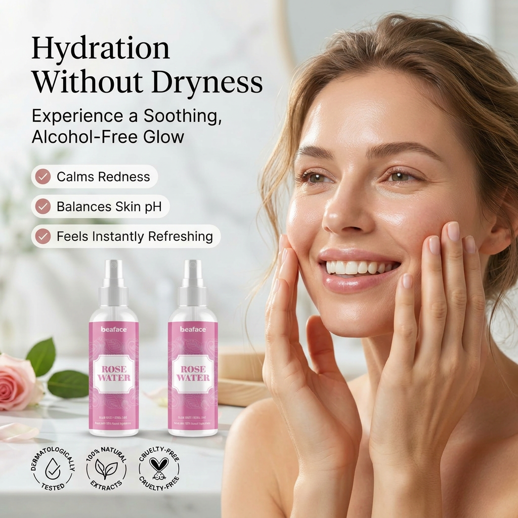 Rosewater-reduces-irritation-soothes-redness-hydration