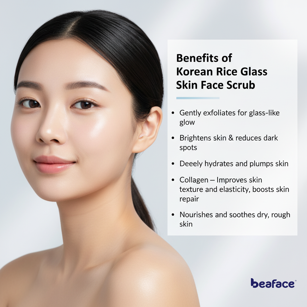 Korean Rice Glass Skin Face Scrub