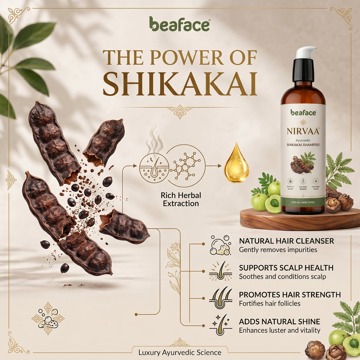 Shikakai Herbal Shampoo 200ml
