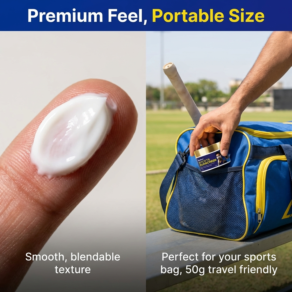 Cricket Sports Sunscreen with long lasting 50gm