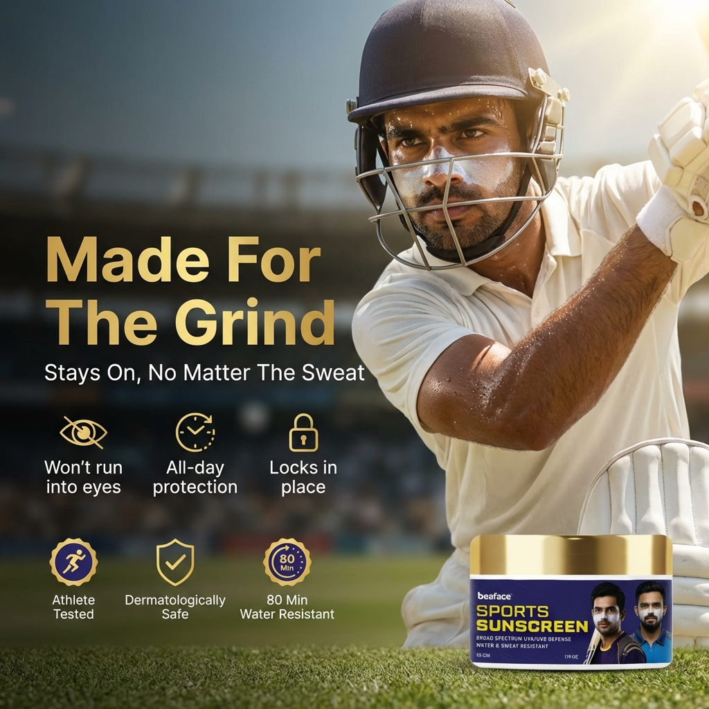 Cricket Sports Sunscreen with long lasting 50gm