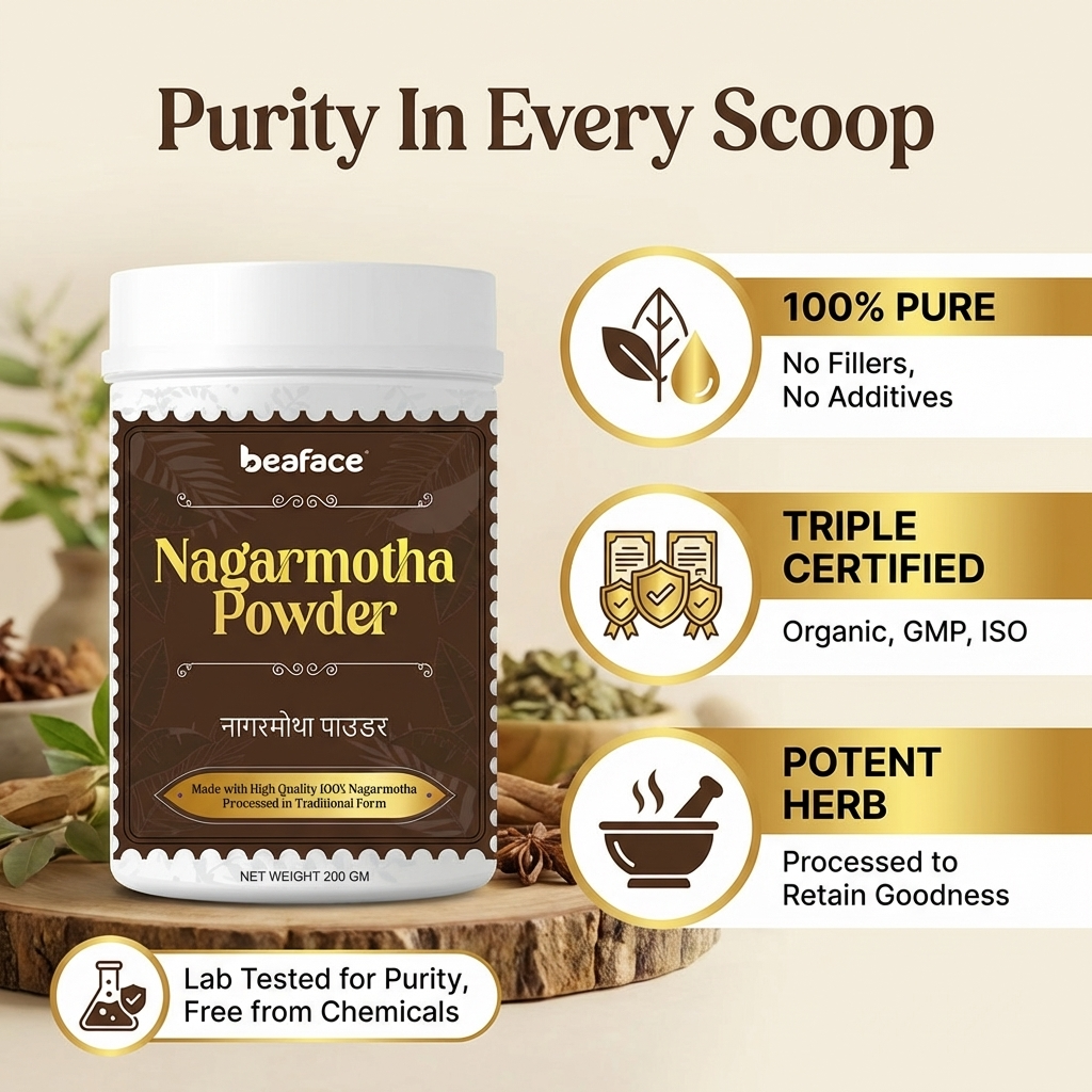 Nagarmotha-powder-skin-hair-health-pain-relief-soothe-skin-inflammtion-promotes-hair-growth