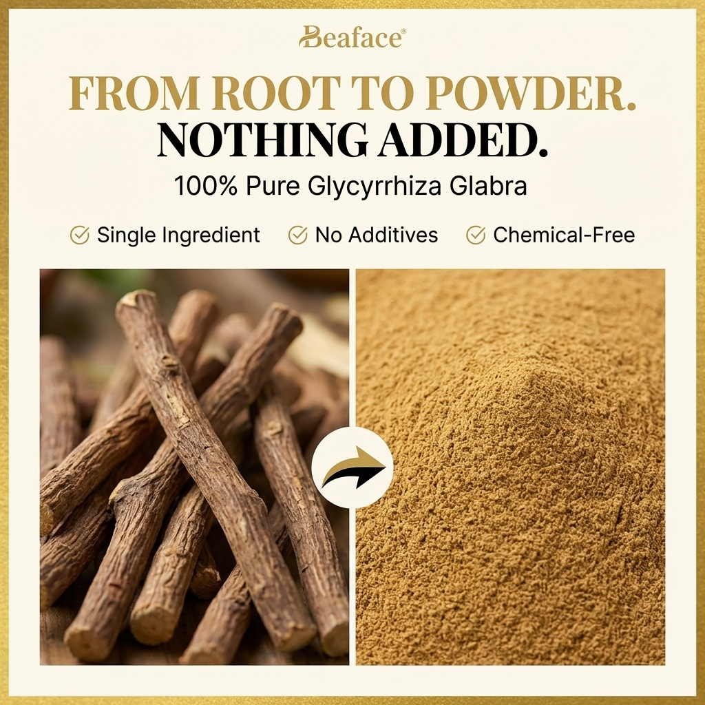 Mulethi-powder-known-licorice-dark-spots-blemishes-skin-tone