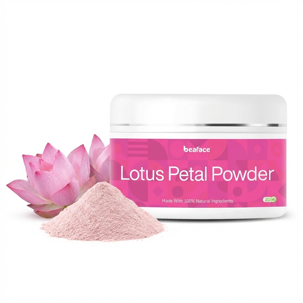 Lotus-powder-hair-growth-irritates-skin-inflamed-skin-blemishes-dark-spots