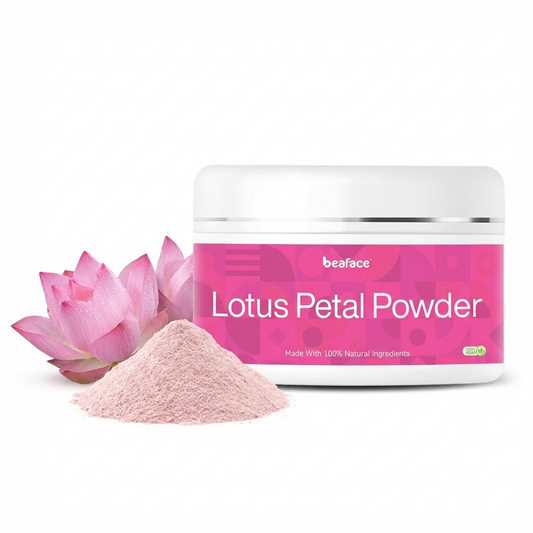 Lotus-powder-hair-growth-irritates-skin-inflamed-skin-blemishes-dark-spots