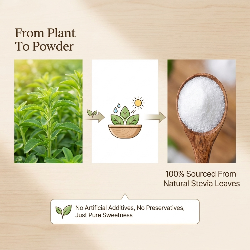 Stevia-powder-calorie-sweetener-control-blood-sugar-cholesterol-calorie-free-sweetener