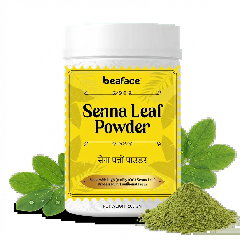 Senna-leaves-powder-strengthen-repair-damaged-sensitive-hair-colorless-henna