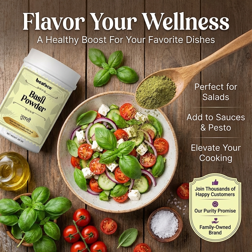 Basil-tulsi-powder-respiratory-cardiovascular-bloating-gas-lowering-chronis-diseases