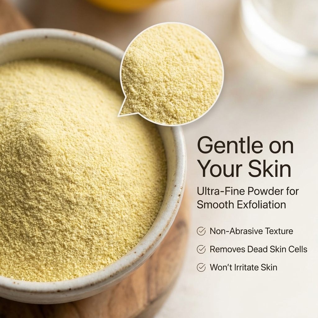 Lemon-peel-powder-youthful-appearance-exfoliating scrub