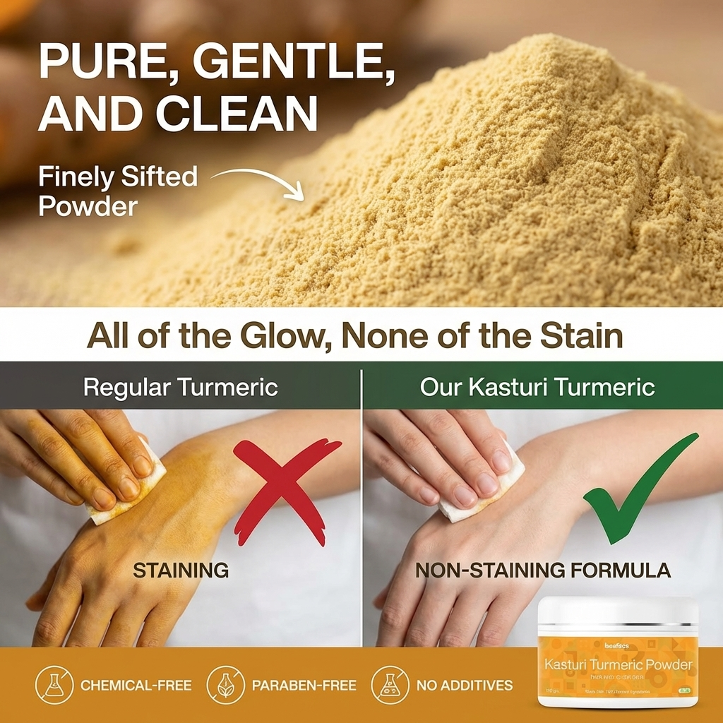 Kasturi-turmeric-powder-hydrates-soothes-dry-skin-bleaching