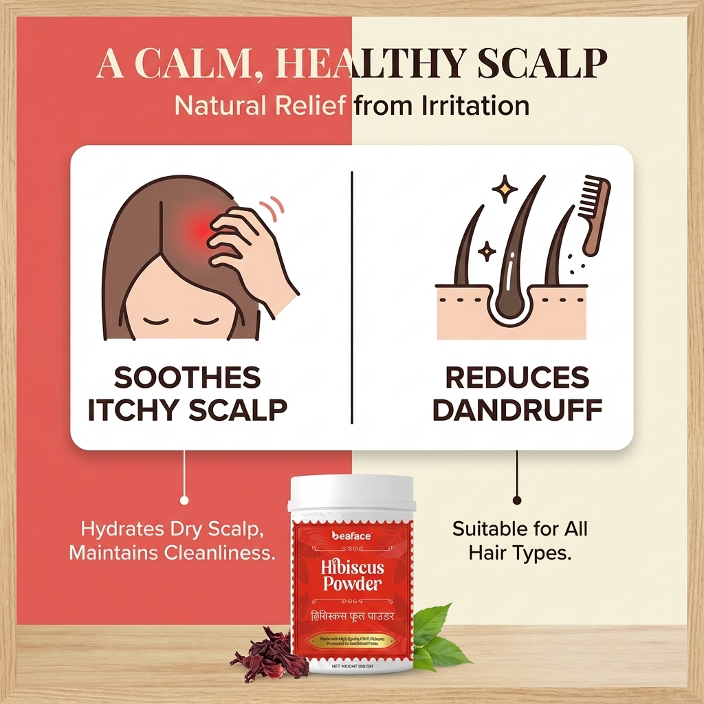 Hibiscus-powder-hair-growth-scalp-hair-growth-treatment