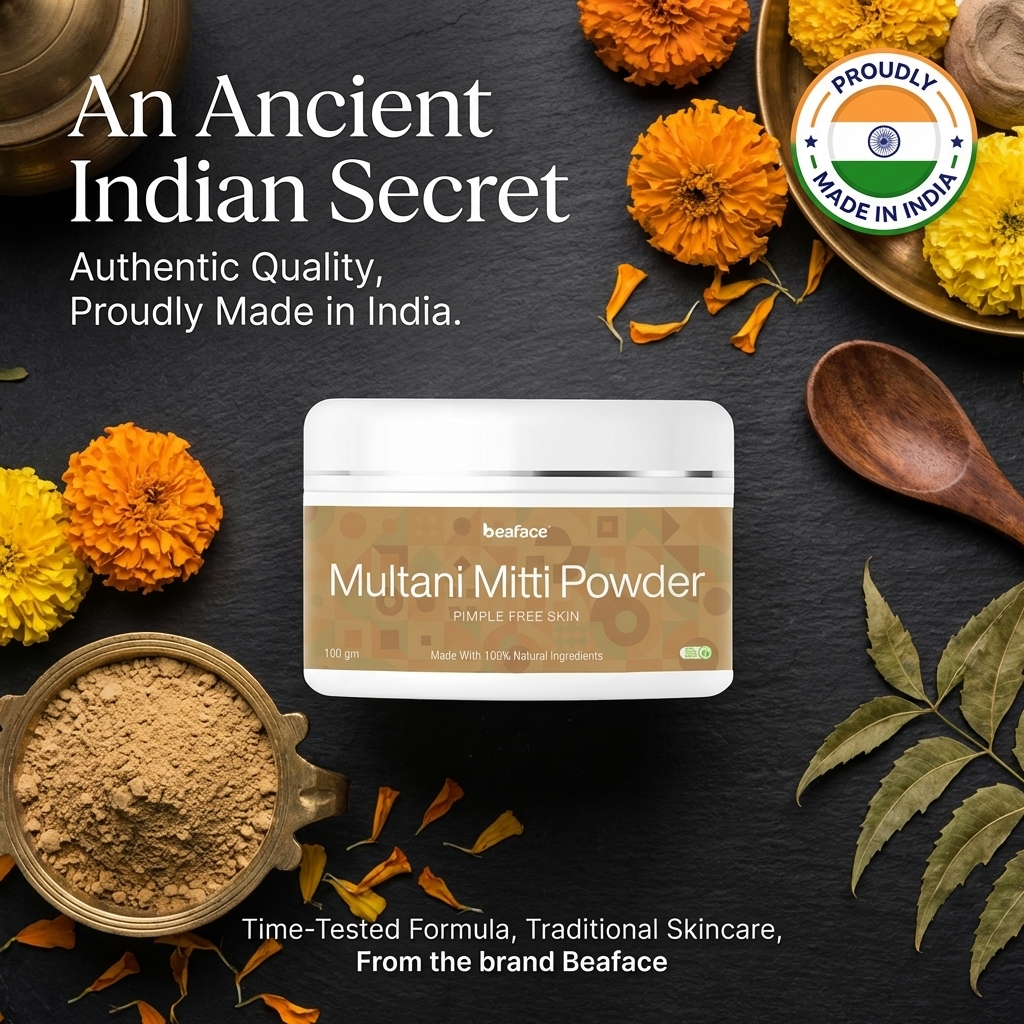 Multani Miti powder-acne-blemishes