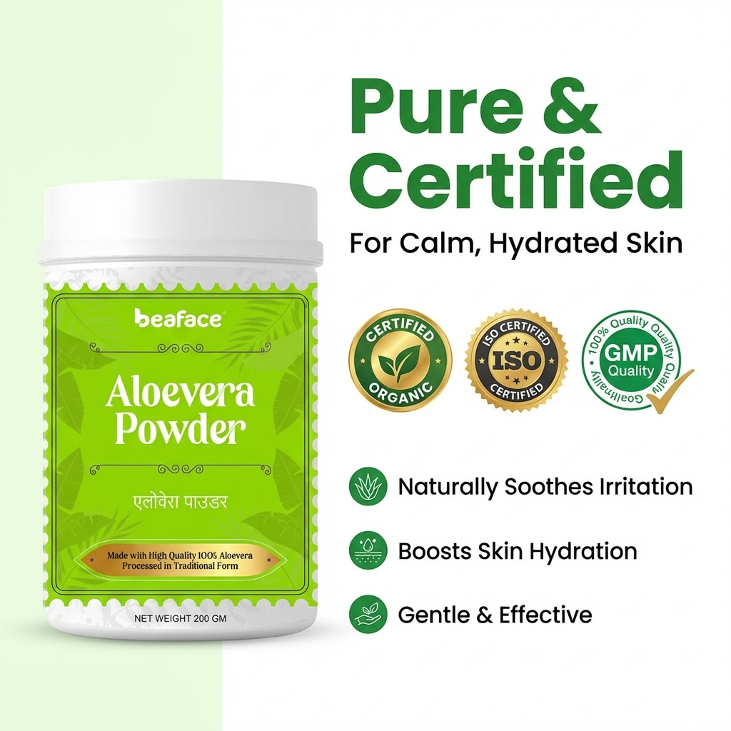 Aloe-vera-powder-scalp-strengthen-hair-growth