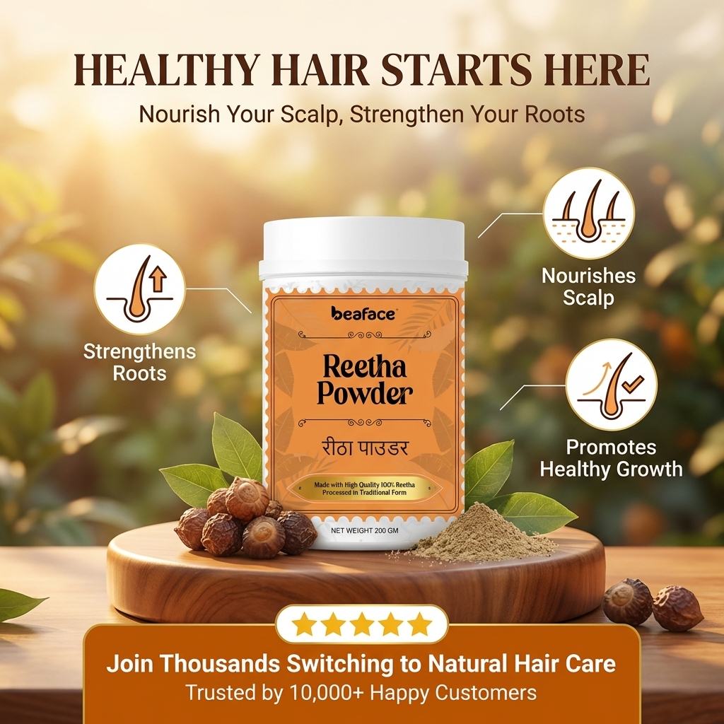 Reetha-powder-damp-hair-scalp-hair-strengthen