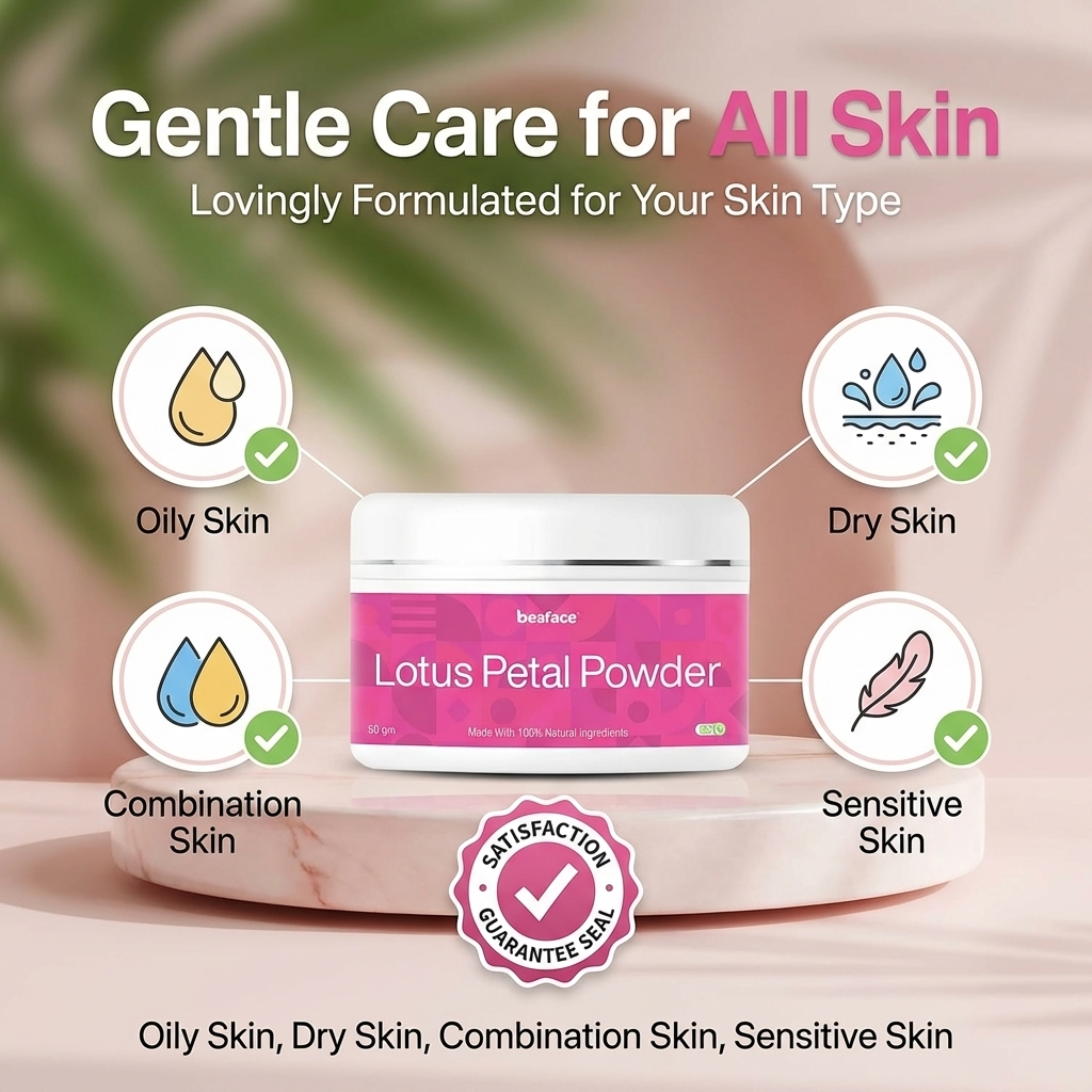 Lotus-powder-hair-growth-irritates-skin-inflamed-skin-blemishes-dark-spots