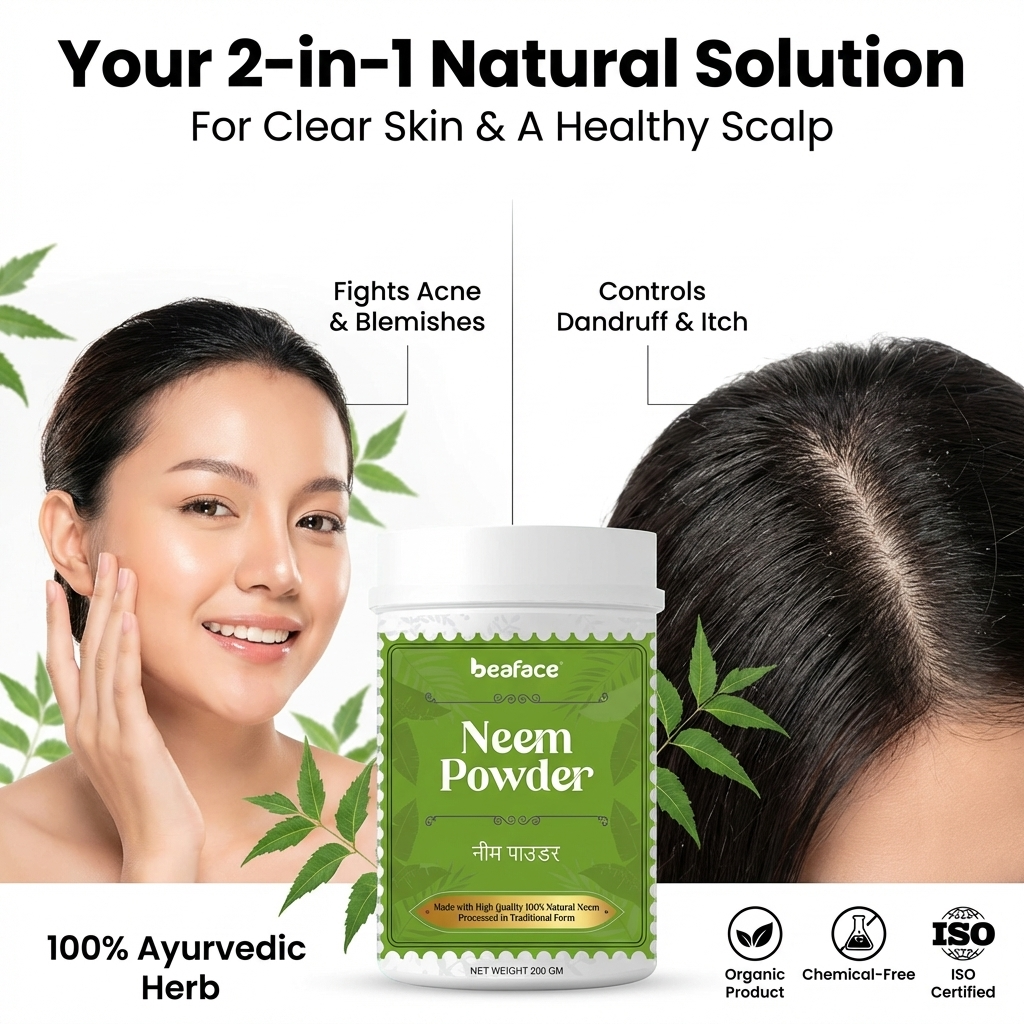Neem-powder-pimples-dark-spot-removes-dead-cells