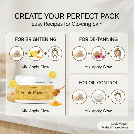 Potato-powder-bleaching-hyperpigmentation-wrinkles