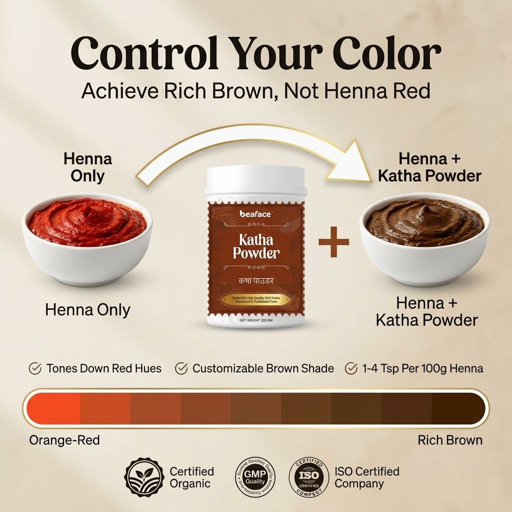 Katha-powder-enhance-hair-volume-shine-soft-smooth-bouncy-dark-brown-colour