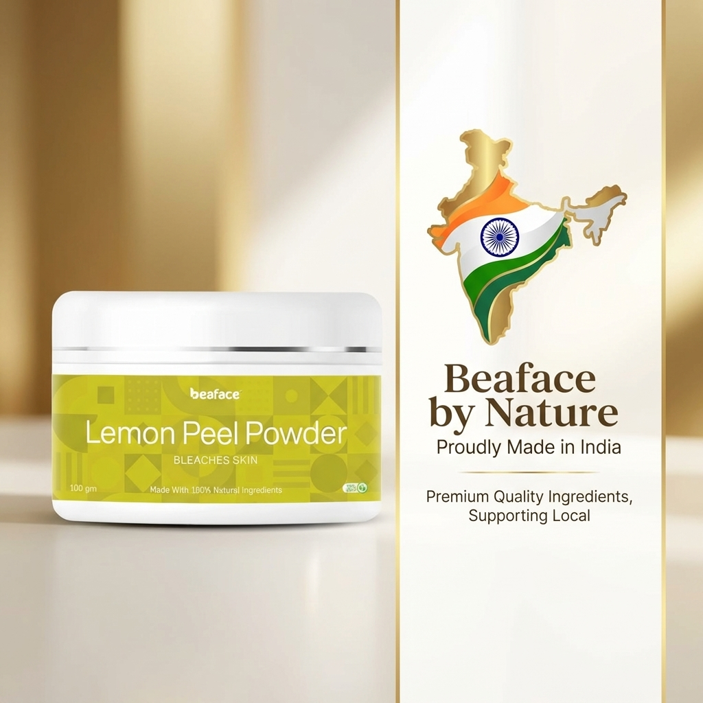 Lemon-peel-powder-youthful-appearance-exfoliating scrub