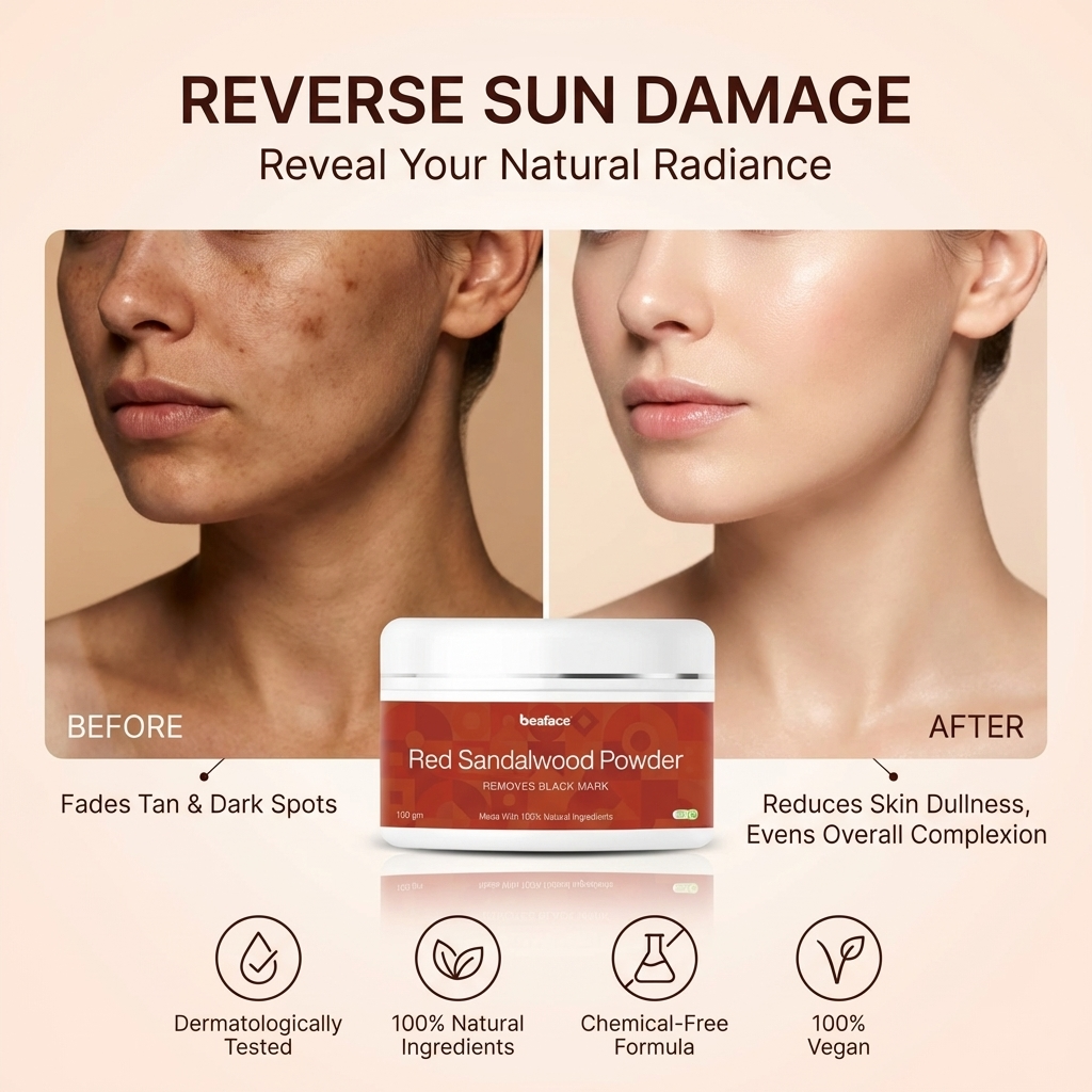 Red sandalwood-powder-complexion-skin-glow-brighter-tan-acne-black-spot
