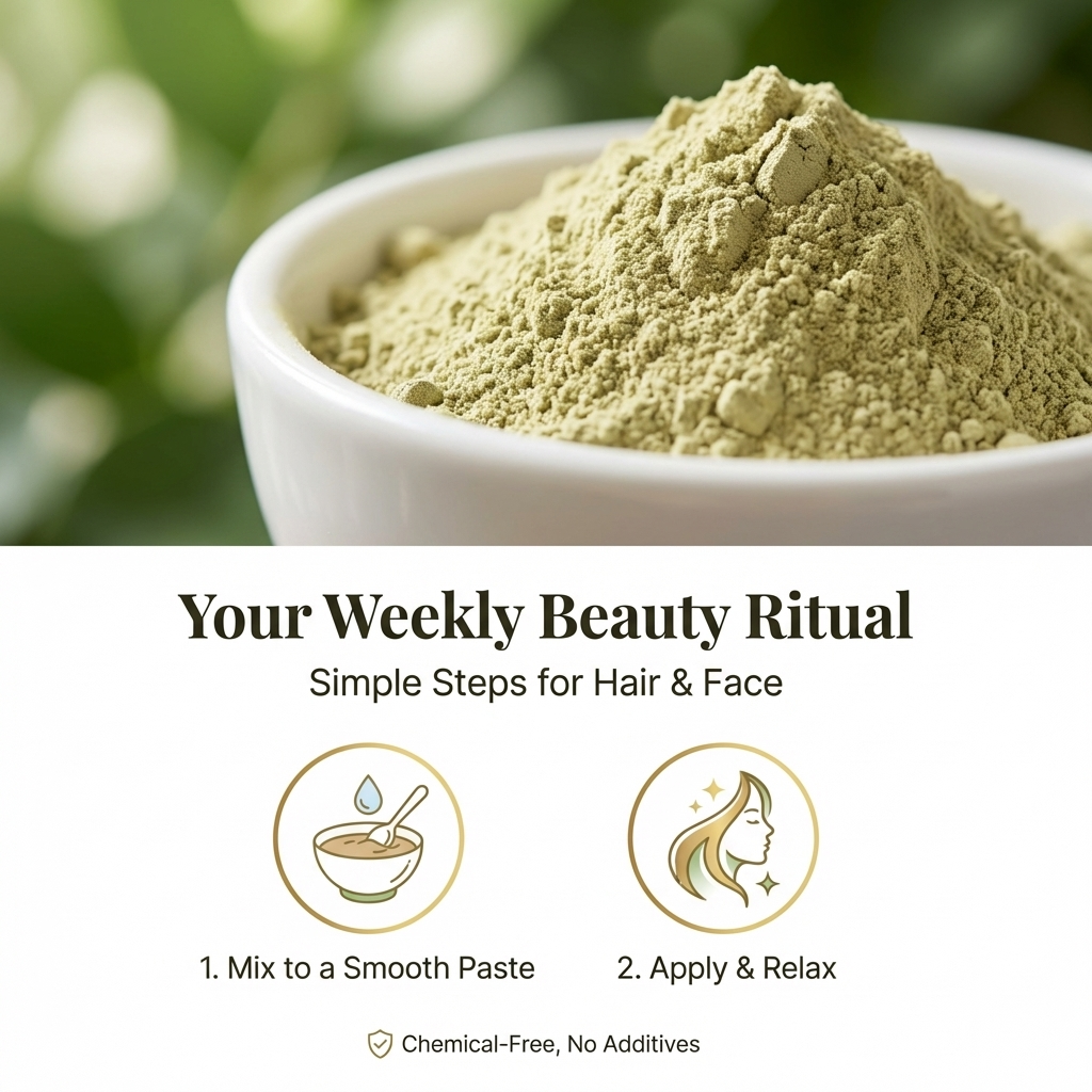 Amla-powder-hair-shinny-reduce hair fall-scalp
