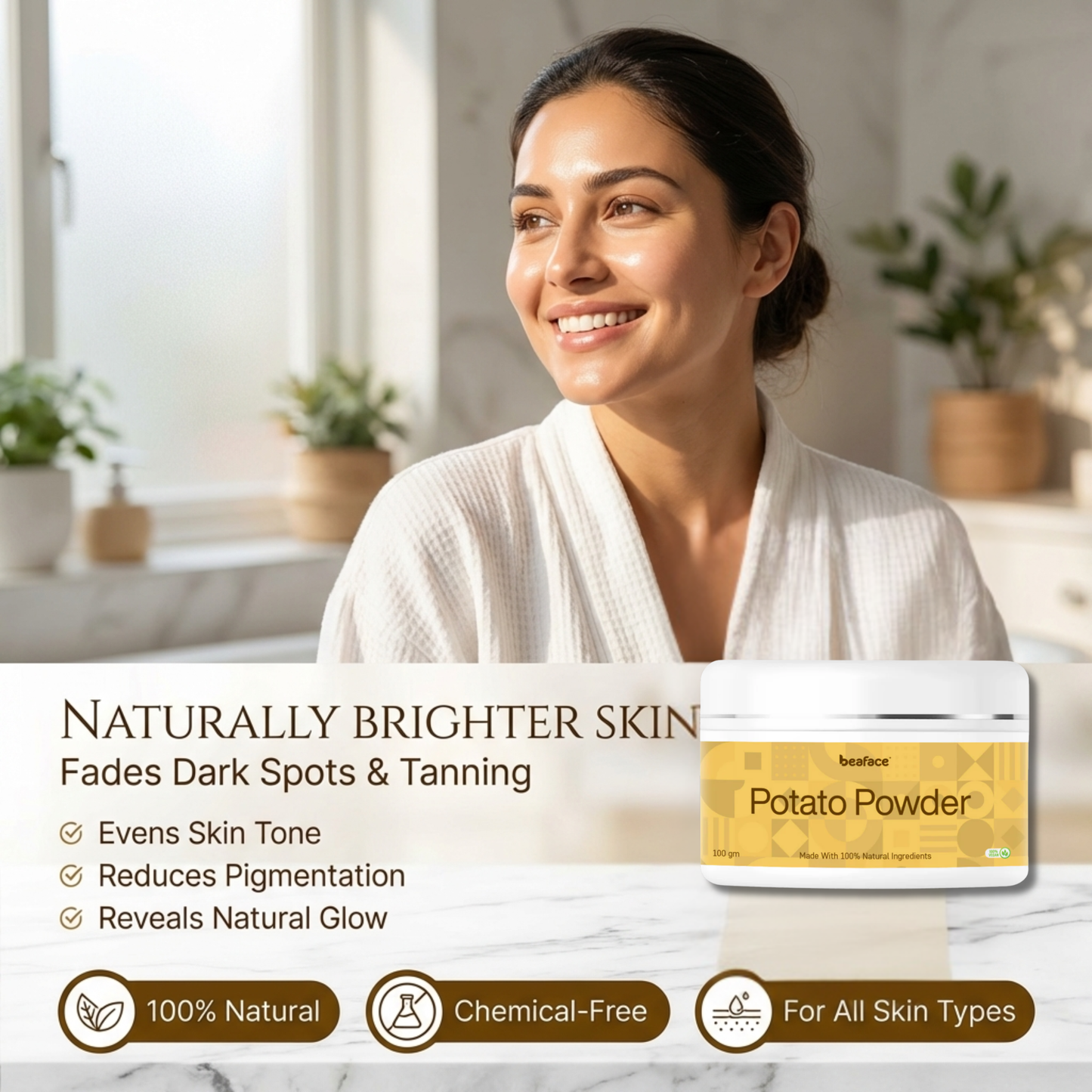 Potato-powder-bleaching-hyperpigmentation-wrinkles